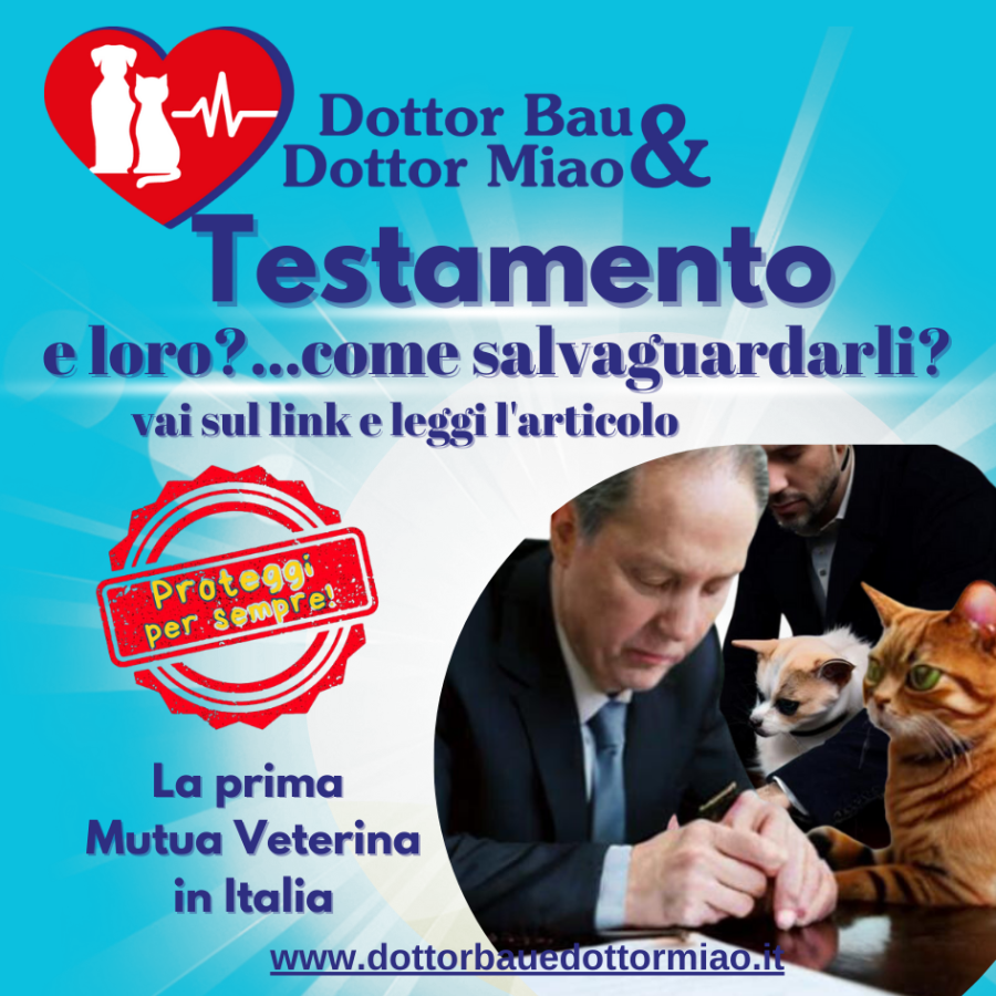 Gli animali domestici e le successioni: Cosa succede ai nostri amici pelosi alla nostra morte?